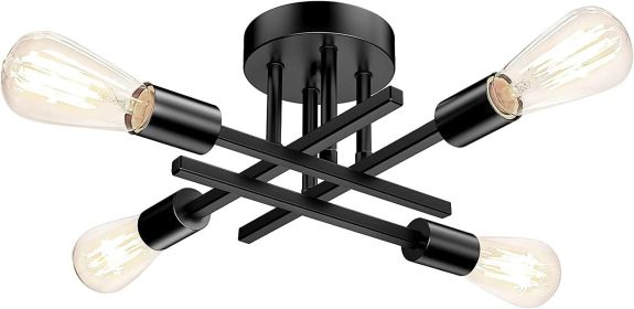 TOBUSA Semi Flush Mount Ceiling Light