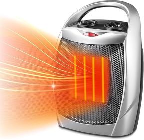 Kismile  Electric Space Heater Portable Ceramic Heater Fan  Office